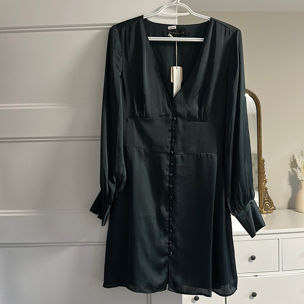 NWT Emerald Green Sanctuary Mini Dress  - size 4